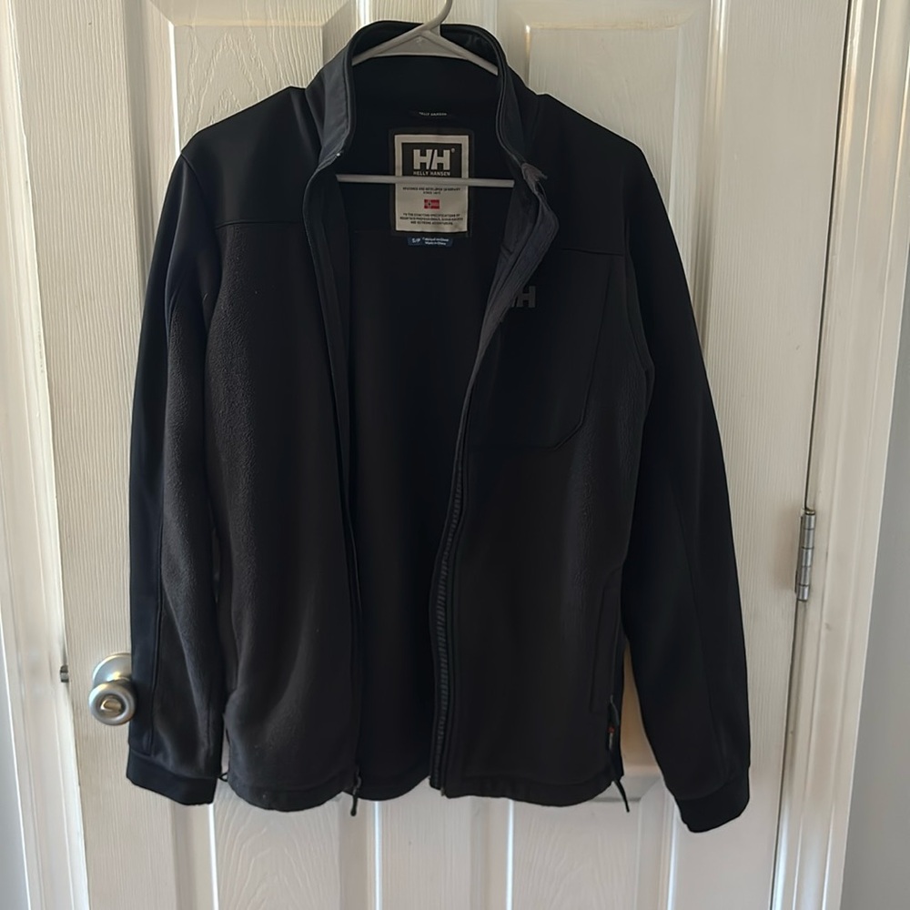 Helly Hansen men’s fleece jacket Black. Size small